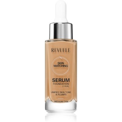 Revuele Serum Foundation [+HA] hydratační make-up pro sjednocení barevného tónu pleti odstín Medium-Tan 30 ml - parfo.cz