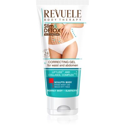 Revuele Slim & Detox With Caffeine zeštíhlující gel na břicho a boky 200 ml - parfo.cz