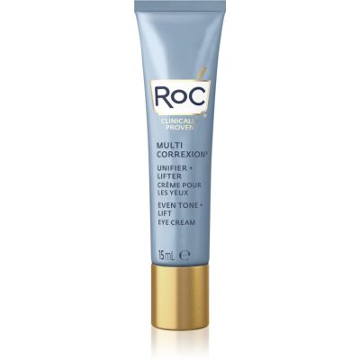 RoC Multi Correxion Even Tone + Lift vyhlazující a rozjasňující oční krém proti vráskám a tmavým kruhům 15 ml - parfo.cz