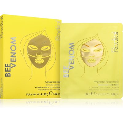 Rodial Bee Venom Hydrogel Face Mask relaxační hydrogelová maska 4x29 g - parfo.cz