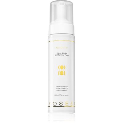 Rose & Caramel Nudity transparentní samoopalovací pěna 200 ml - parfo.cz