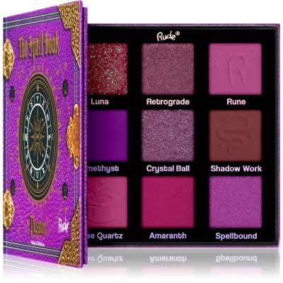 Rude Cosmetics The Spell Book paletka očních stínů odstín Passion 10.8 g - parfo.cz