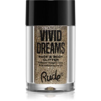 Rude Cosmetics Vivid Dreams třpytky na obličej i tělo odstín Visionary 2.7 g - parfo.cz