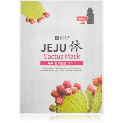 SNP Jeju Cactus hydratační plátýnková maska s vyživujícím účinkem 22 ml - parfo.cz
