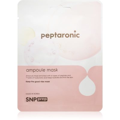 SNP Prep Peptaronic plátýnková maska s hydratačním a revitalizačním účinkem 25 ml - parfo.cz