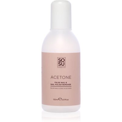 SOSU Cosmetics Gone Girl Acetone odlakovač na nehty 150 ml - parfo.cz