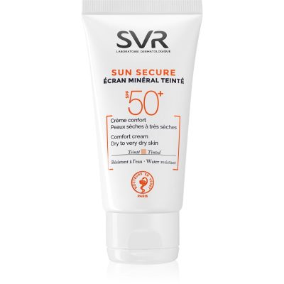 SVR Sun Secure minerální tónovací krém pro suchou až velmi suchou pleť SPF 50+ 50 ml - parfo.cz