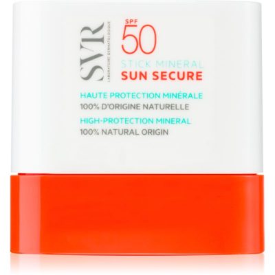 SVR Sun Secure opalovací krém v tyčince SPF 50+ 10 g - parfo.cz