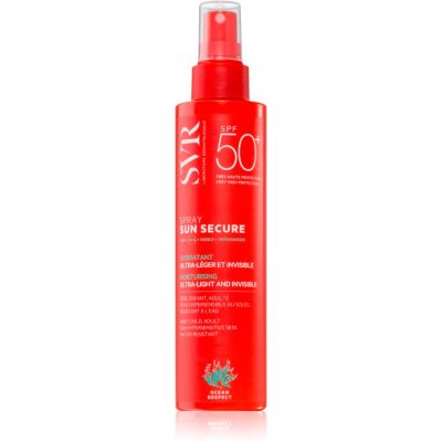 SVR Sun Secure opalovací mléko ve spreji SPF 50+ 200 ml - parfo.cz