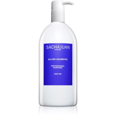 Sachajuan Silver Shampoo šampon pro blond vlasy neutralizující žluté tóny 1000 ml - parfo.cz