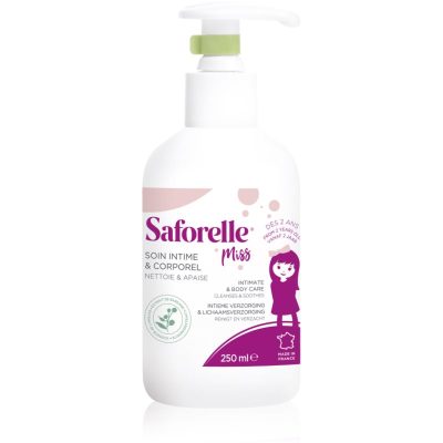 Saforelle Miss jemný gel na intimní hygienu pro děti 250 ml - parfo.cz