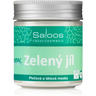 Saloos Jílová Maska Francouzský Zelený Jíl tělová a pleťová maska 140 g - parfo.cz