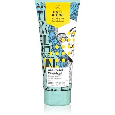 Salt House Natural Minerals Anti-pimple Skin Care čisticí a odličovací gel proti akné 250 ml - parfo.cz