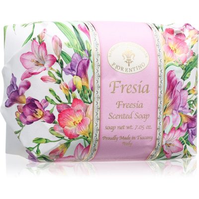 Saponificio Artigianale Fiorentino Freesia Scented Soap přírodní tuhé mýdlo 200 g - parfo.cz