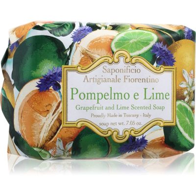 Saponificio Artigianale Fiorentino Grapefruit and Lime Perfumed Soap přírodní tuhé mýdlo 200 g - parfo.cz