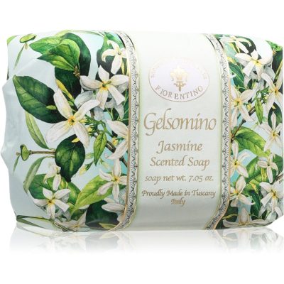 Saponificio Artigianale Fiorentino Jasmine Scented Soap přírodní tuhé mýdlo 200 g - parfo.cz