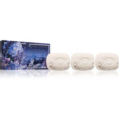 Saponificio Artigianale Fiorentino Lavender Set sada tuhých mýdel - parfo.cz