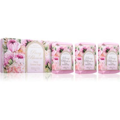 Saponificio Artigianale Fiorentino Peony Blossom Set sada tuhých mýdel - parfo.cz