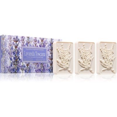 Saponificio Artigianale Fiorentino Tuscan Lavender Set sada tuhých mýdel s vůní levandule - parfo.cz