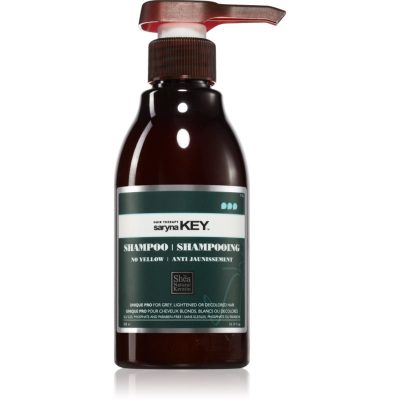 Saryna Key No Yellow šampon neutralizující žluté tóny s bambuckým máslem 180 ml - parfo.cz