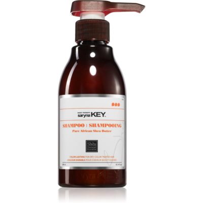 Saryna Key Pure African Shea Butter Color Lasting šampon pro barvené vlasy s bambuckým máslem 300 ml - parfo.cz
