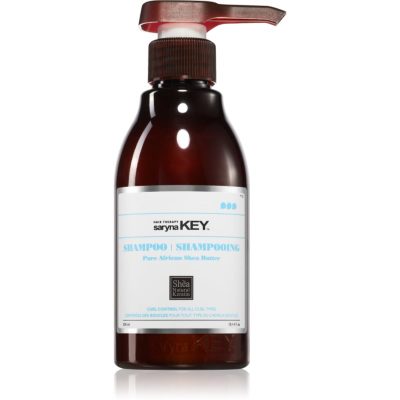 Saryna Key Pure African Shea Butter Curl Control šampon s bambuckým máslem 300 ml - parfo.cz