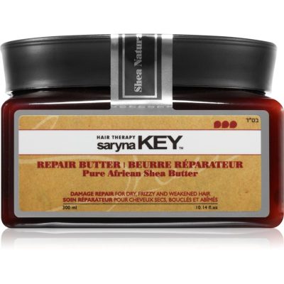 Saryna Key Pure African Shea Butter Damage Repair maska na vlasy s bambuckým máslem 300 ml - parfo.cz