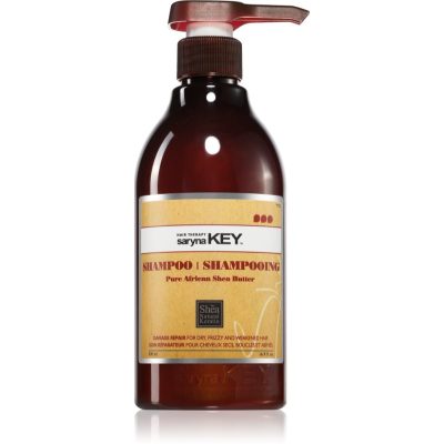 Saryna Key Pure African Shea Butter Damage Repair šampon pro suché vlasy s bambuckým máslem 500 ml - parfo.cz