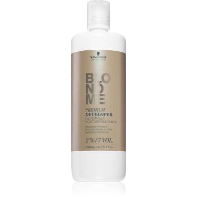 Schwarzkopf Professional Blondme Premium Developer aktivační emulze 2% 7 Vol. 2% / 7 Vol. 1000 ml - parfo.cz