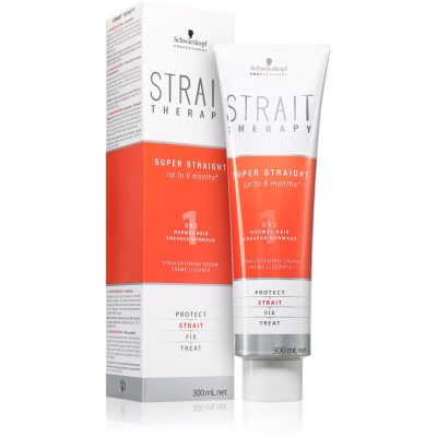 Schwarzkopf Professional STRAIT Therapy Super Straight krém pro narovnání vlasů 1 Normal Hair 300 ml - parfo.cz