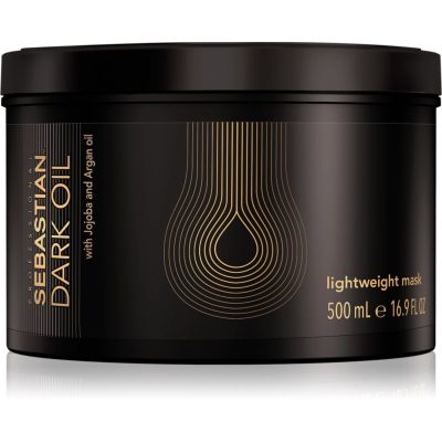 Sebastian Professional Dark Oil vyživující maska pro lesk a hebkost vlasů 500 ml - parfo.cz