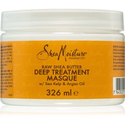 Shea Moisture Raw Shea Butter hloubková péče pro kudrnaté vlasy 326 ml - parfo.cz
