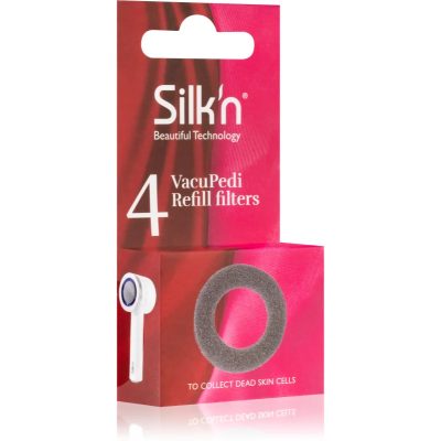 Silk'n VacuPedi Refill Filters náhradní filtry pro elektrický pilník na chodidla 4 ks - parfo.cz