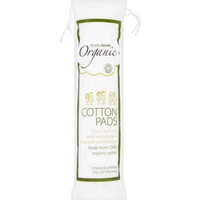 Simply Gentle Organic Cotton Pads vatové tampónky 100 ks - parfo.cz