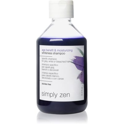 Simply Zen Age Benefit & Moisturizing tónovací šampon pro zesvětlené nebo melírované vlasy 250 ml - parfo.cz
