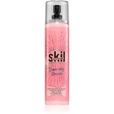 Skil Night Call Dancing Queen sprej na tělo a vlasy se třpytkami 250 ml - parfo.cz