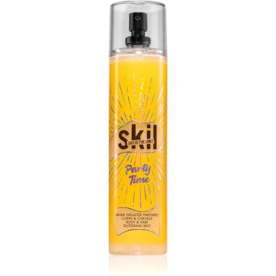 Skil Night Call Party Time sprej na tělo a vlasy se třpytkami 250 ml - parfo.cz