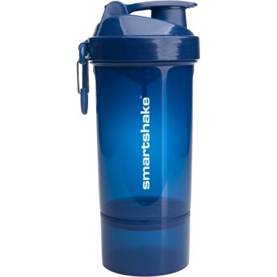 Smartshake Original2GO ONE sportovní šejkr + zásobník barva Navy Blue 800 ml - parfo.cz