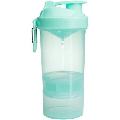 Smartshake Original2GO sportovní šejkr + zásobník barva Mint Green 600 ml - parfo.cz