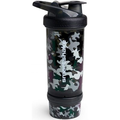 Smartshake Revive sportovní šejkr + zásobník barva Camo Black 750 ml - parfo.cz