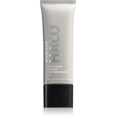 Smashbox Halo Healthy Glow All-in-One Tinted Moisturizer SPF 25 tónovací hydratační krém s rozjasňujícím účinkem SPF 25 odstín Tan Medium Dark 40 ml - parfo.cz