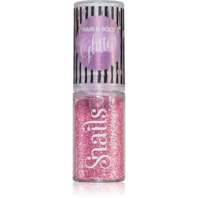Snails Body Glitter třpytky na tělo a vlasy Light Pink 10 g - parfo.cz