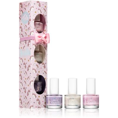 Snails Mini Play sada laků na nehty pro děti Unicorn 3x7 ml - parfo.cz