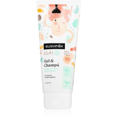 Suavinex Kids Gel & Shampoo dětský šampon 2 v 1 3 y+ 200 ml - parfo.cz