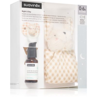Suavinex Night & Day Gift Set dárková sada pro miminka Cream Lion - parfo.cz