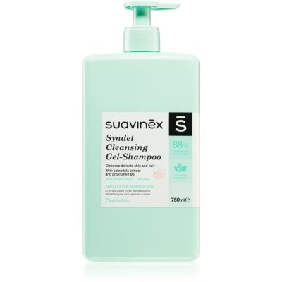 Suavinex Syndet Cleansing Gel-Shampoo dětský šampon 2 v 1 0 m+ 750 ml - parfo.cz