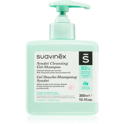 Suavinex Syndet Cleansing Gel-Shampoo dětský šampon 2 v 1 300 ml - parfo.cz