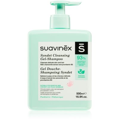 Suavinex Syndet Cleansing Gel-Shampoo dětský šampon 2 v 1 500 ml - parfo.cz