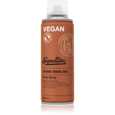 Superdry Cedarwood. Mandarin. Amber. tělový sprej pro muže 200 ml - parfo.cz