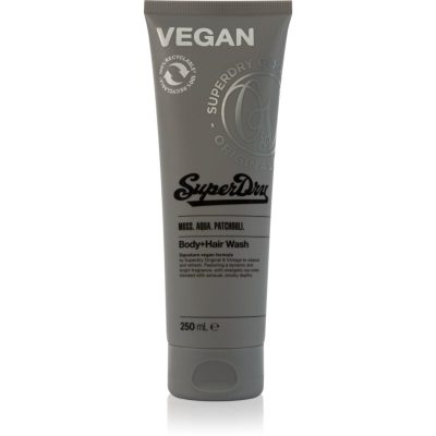 Superdry Moss. Aqua. Patchouli. sprchový gel na tělo a vlasy pro muže 250 ml - parfo.cz